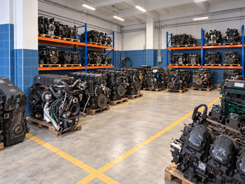 Tır çıkma motor stoğu